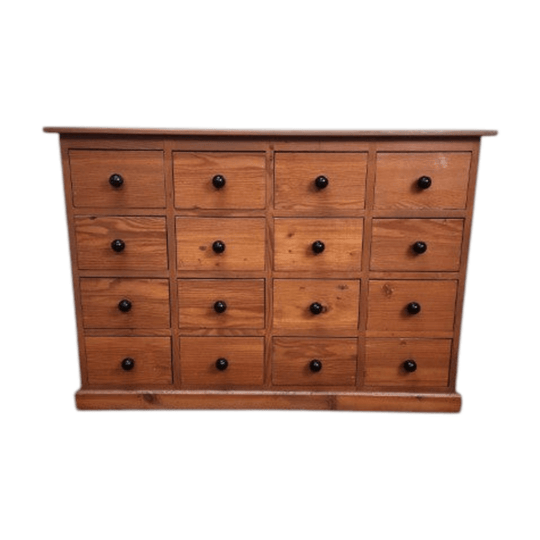 16 Drawer Apothecary Style Chest of Drawers
