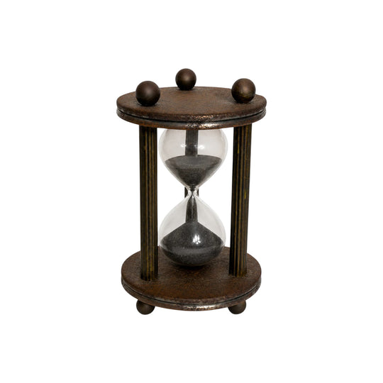 Vintage Industrial Hourglass Sand Timer Decor