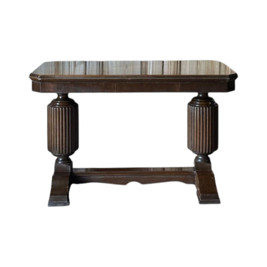Vintage Art Deco Diamond-Matched Veneer Occasional Table - Circa 1930s