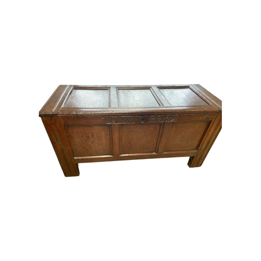 17th Century Oak Panelled Chest