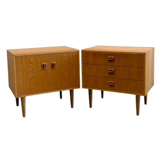 Danish Mid-Century Bedside Duo