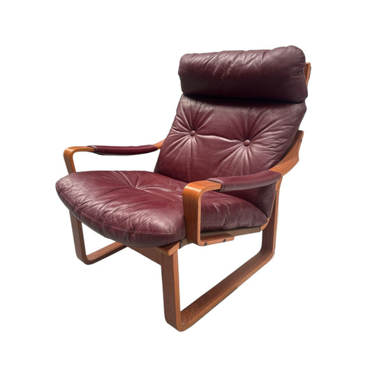 Vintage 1970's TESSA T8 Leather Armchairs