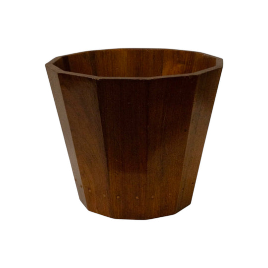Vintage Wooden Bin with Hammered Copper Nails