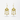 18kt Yellow Gold and Opal Earrings | Bazaa | Designer, Vintage and Antique Furniture