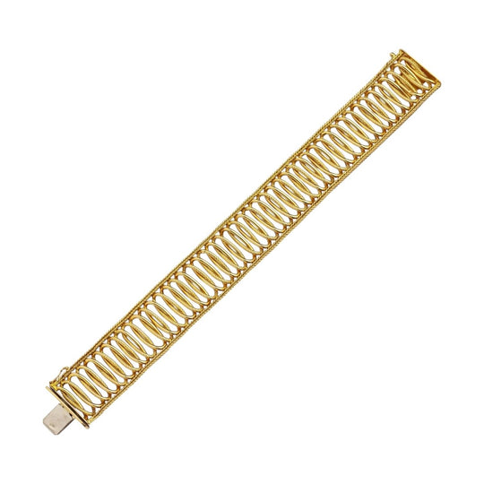 18kt Yellow Gold Fancy Link Bracelet