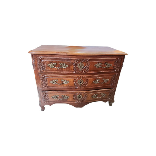 18th Century French Provincial Walnut Commode chest