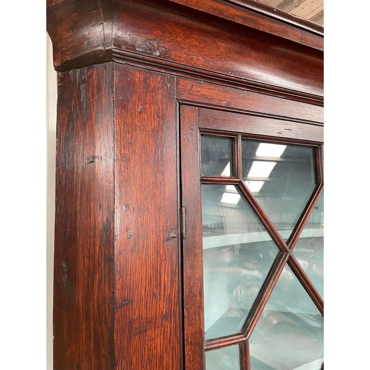18th Century Oak Country House Corner Display Cabinet | Bazaa | Designer, Vintage and Antique Furniture