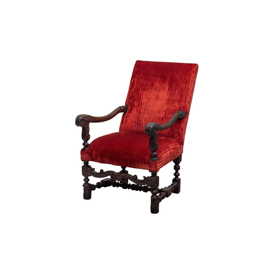 18th Century Oak Library Chair