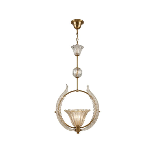 1940's Barovier & Toso Art Deco Pendant