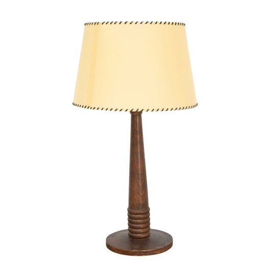 1940s Turned Dudouyt Style Table Lamp | Bazaa | Designer, Vintage and Antique Furniture