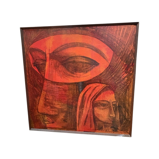 1960s Abstract Figurative Painting