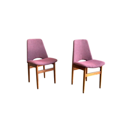 1960's Dining Chairs w/Teak Cigar Legs by ELITE