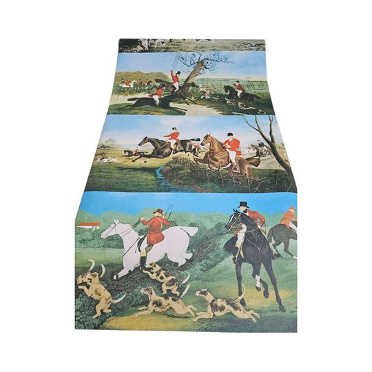 1960s Wallpaper Hunting Scene