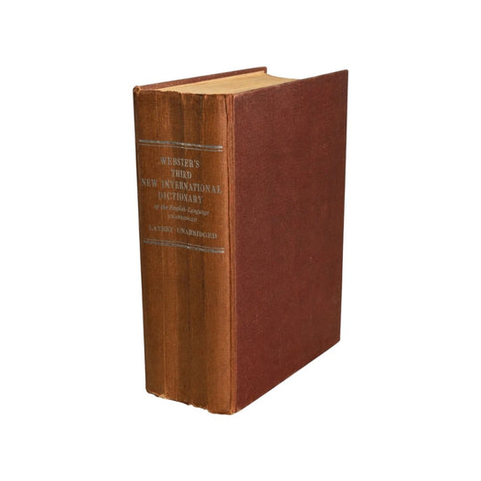 1969 Webster's Third New Int'l Dictionary HC Book