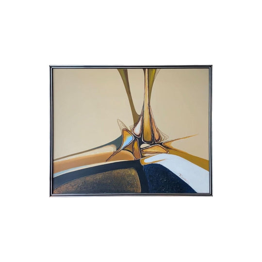 1970s Abstract Wall Art signed Richards