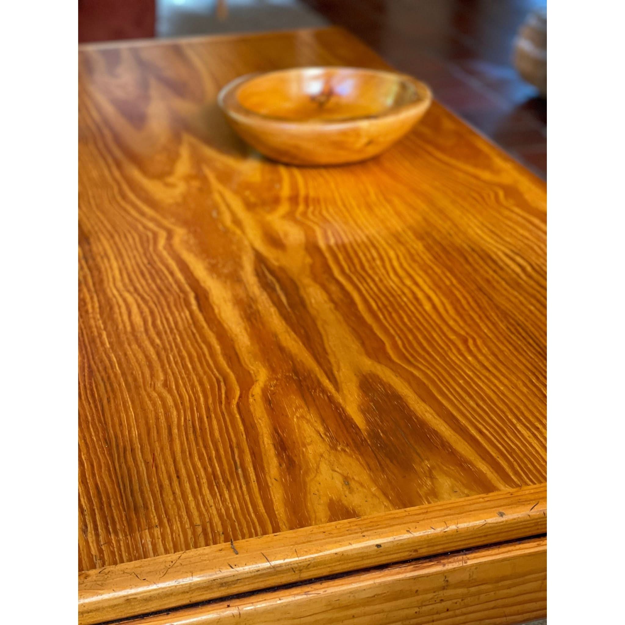 1970's brutalist pine dining table | Bazaa | Vintage, Designer and Antique Interiors