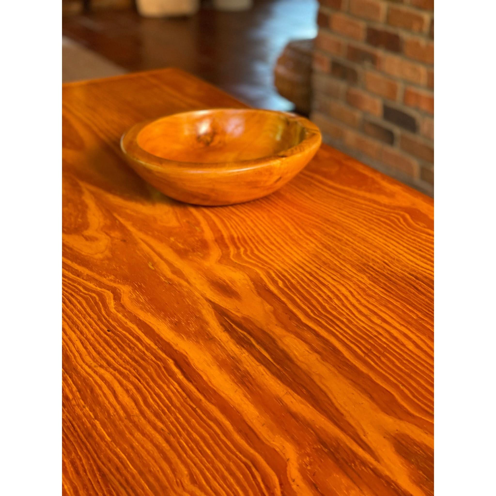 1970's brutalist pine dining table | Bazaa | Vintage, Designer and Antique Interiors