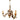 1970's French Tole Flower Chandelier | Bazaa | Designer, Vintage and Antique Furniture