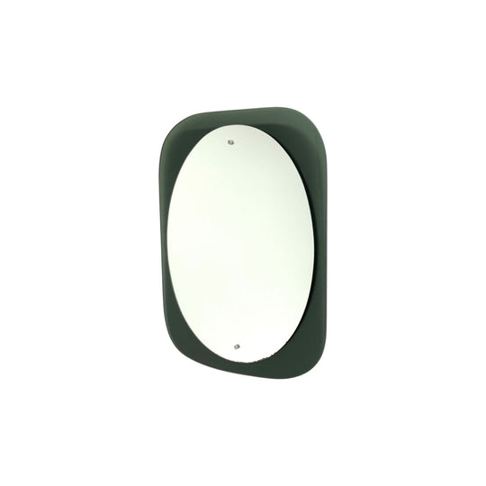 1970s Smoked Glass Italian Mirror