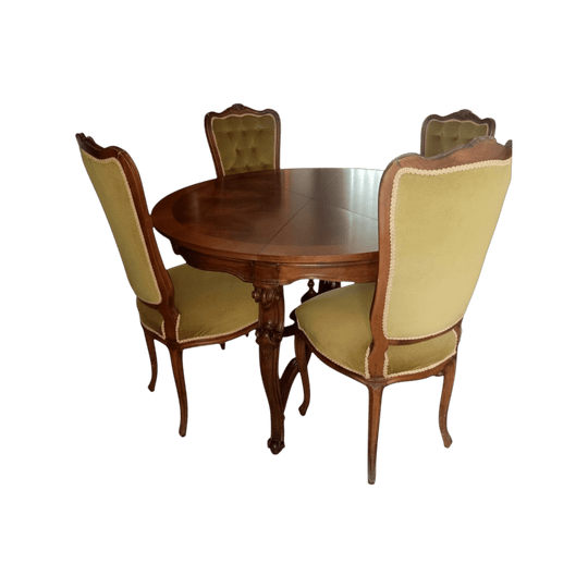 1980's Vintage Replica, Louis XV / French Provincial Design Dining Table