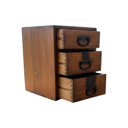 Japanese carved Kamakura lacquer chest - JF26003