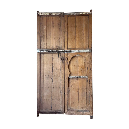Vintage Moroccan Riad Doors - Authentic Marrakech Craftsmanship