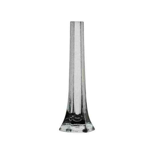 Sea Glasbruk Scandinavian Ice Form Bud Vase Sweden, circa 1960s–1970s (SEA studio design)