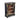19th century English ebonised single single door pier cabinet with ormolu mounts c.1890 side