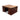 19th century French mahogany partners desk with tooled leather top and swag handles c.1880