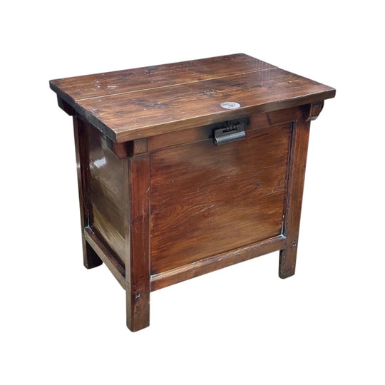 19th century Asian antique lockable cabinet