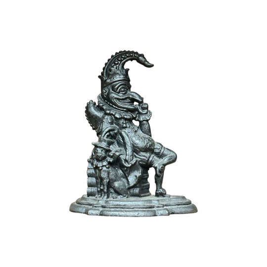 19th century cast iron Punch door stop c.1870