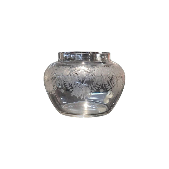 19th-Century Cut Crystal Bowl, c.1870