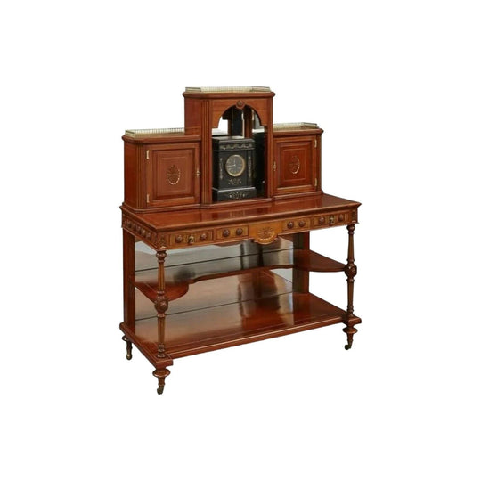 19th-Century English Walnut Ladies Writing Desk,