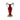 19th-Century Faceted Ruby Glass Vase with Gilt-Metal Mounts and Scrolling Foliate Handles | Bazaa | Designer, Vintage and Antique Furniture