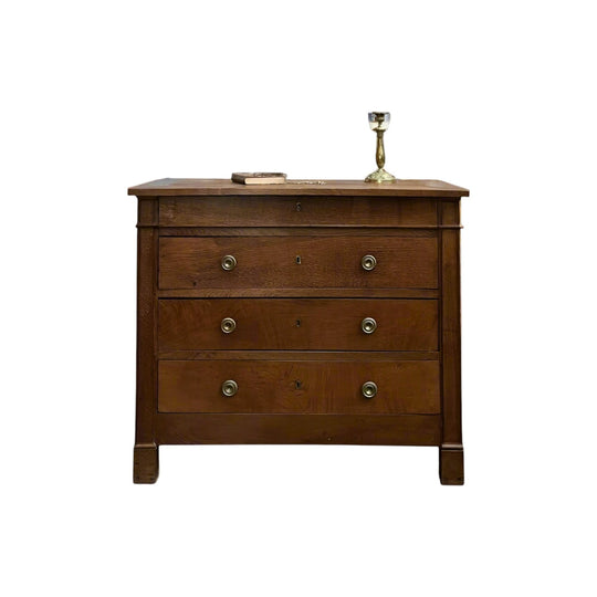 19Th Century French Oak Commode - Antique Furniture