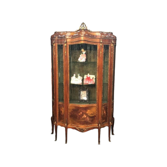 19th-Century French Single Door Vitrine, c. 1890