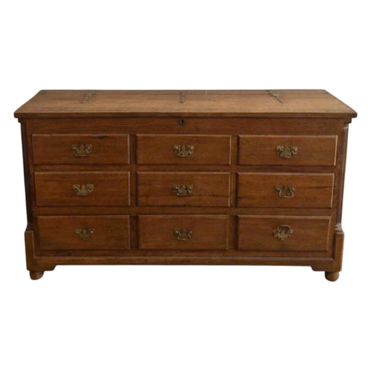 19th Century Georgian Style Oak Chest