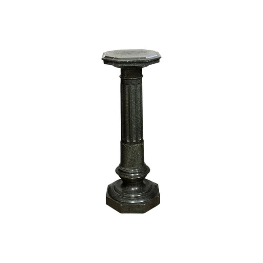19th century green marble pedestal c.1880
