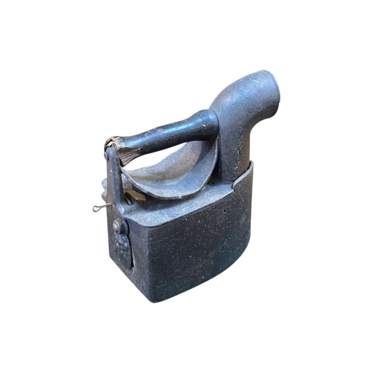 19th century Polish charcoal 'sad iron'
