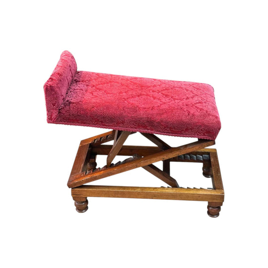 19th century Victorian adjustable foot rest c.1880