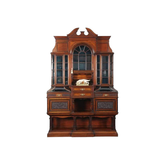 19th Century Walnut Parlour Cabinet. c.1890