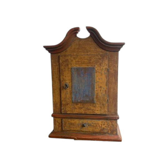 19thC Swedish wall cupboard