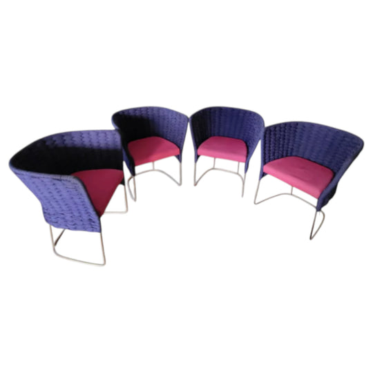 Francesco Rota ‘Ami’ Outdoor Chairs for Paola Lenti (Set of 4)