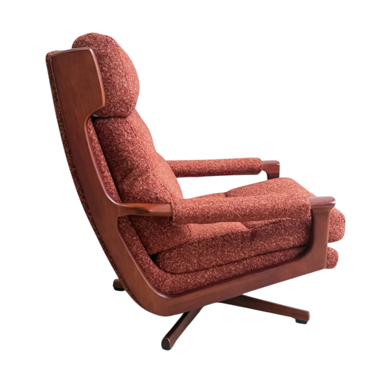 Tessa Delmont Swivel Armchair - Mishka Clay