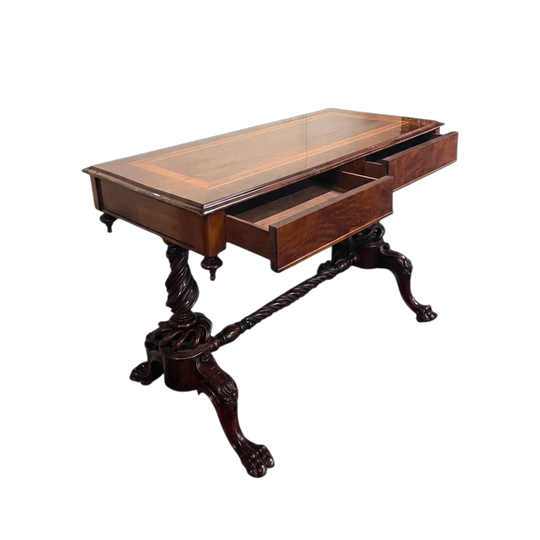 Rare Magnificient Antique Writing Table Circa 1830