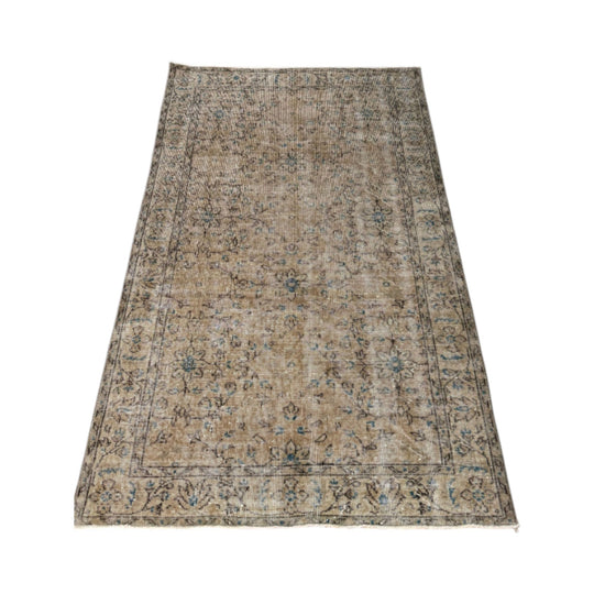 Rug.88 | 116 x 201cm | Vintage Oushak Turkish Scatter Rug