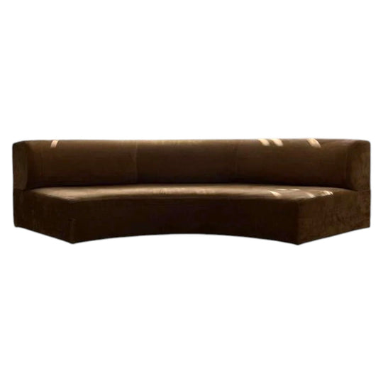 Beautiful Caramel Designer Bespoke Curved LoungeP