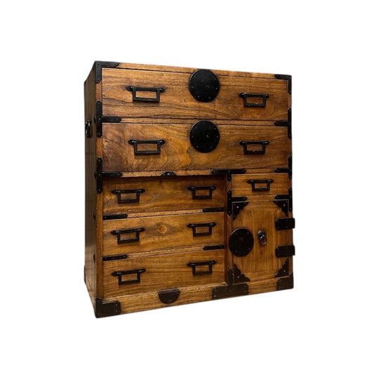 Ko Dansu, Japanese Side Cabinet - Paulownia | Meiji