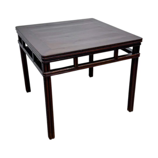 Dark Brown Square Table