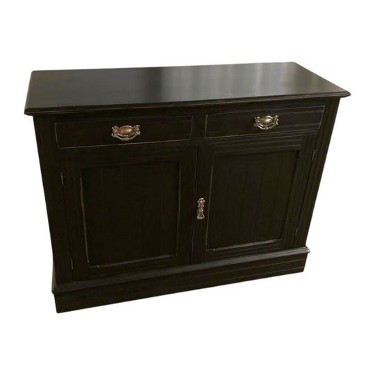 Ultra Chic Black Edwardian Sideboard